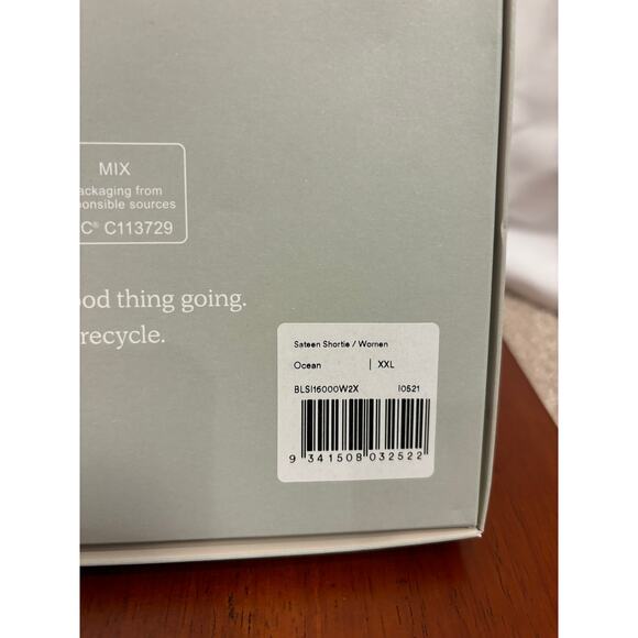 NWT Ettitude Sateen Shortie - Ocean - Picture 4 of 6